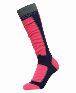 Superdry Snow Sock Triple Pack Női Baselayer Sötétkék/Sötét Szürke/Rózsaszín | YUMTD9024